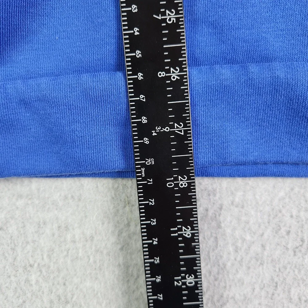 Nike Hoodie Mens L‎ Blue Dri-FIT Colorblock Standard Fit Swoosh Logo Sweatshirt